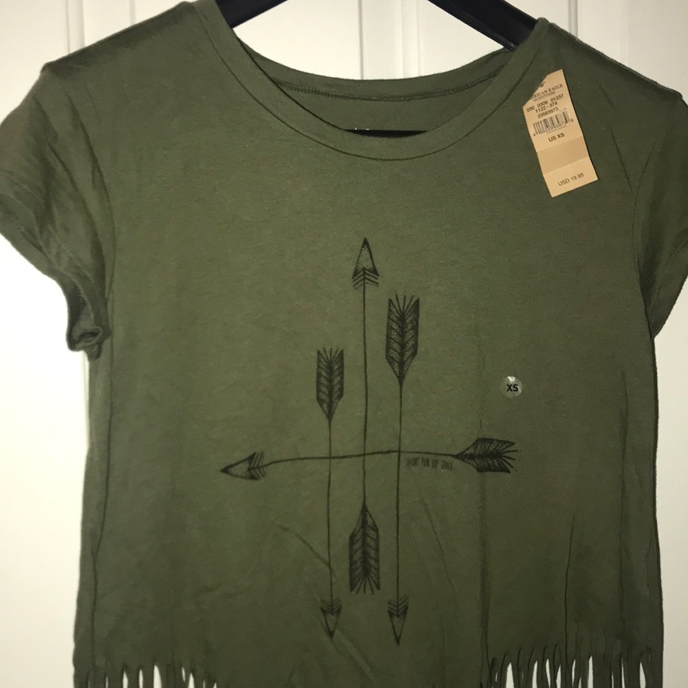American Eagle fringed top! NWT!